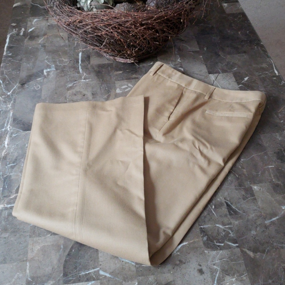 Slacks with boot cut style